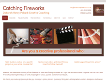 Tablet Screenshot of catchingfireworks.co.uk